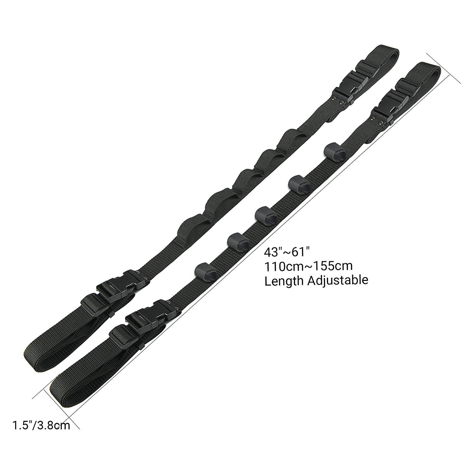 2 Piece: Automobile Fishing Rod Carrier Band