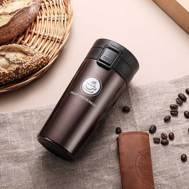 Stainless Steel Vacuum Seal Thermos Cup with Lid