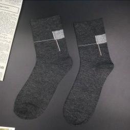 10 Pair: Men's Cotton Business Casual Socks