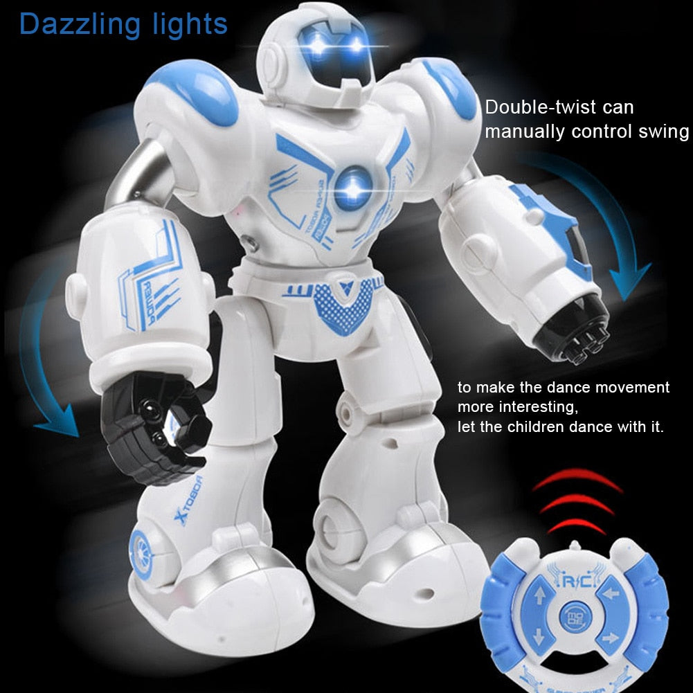 Remote Control Robot LED Light Singing Dancing Toy