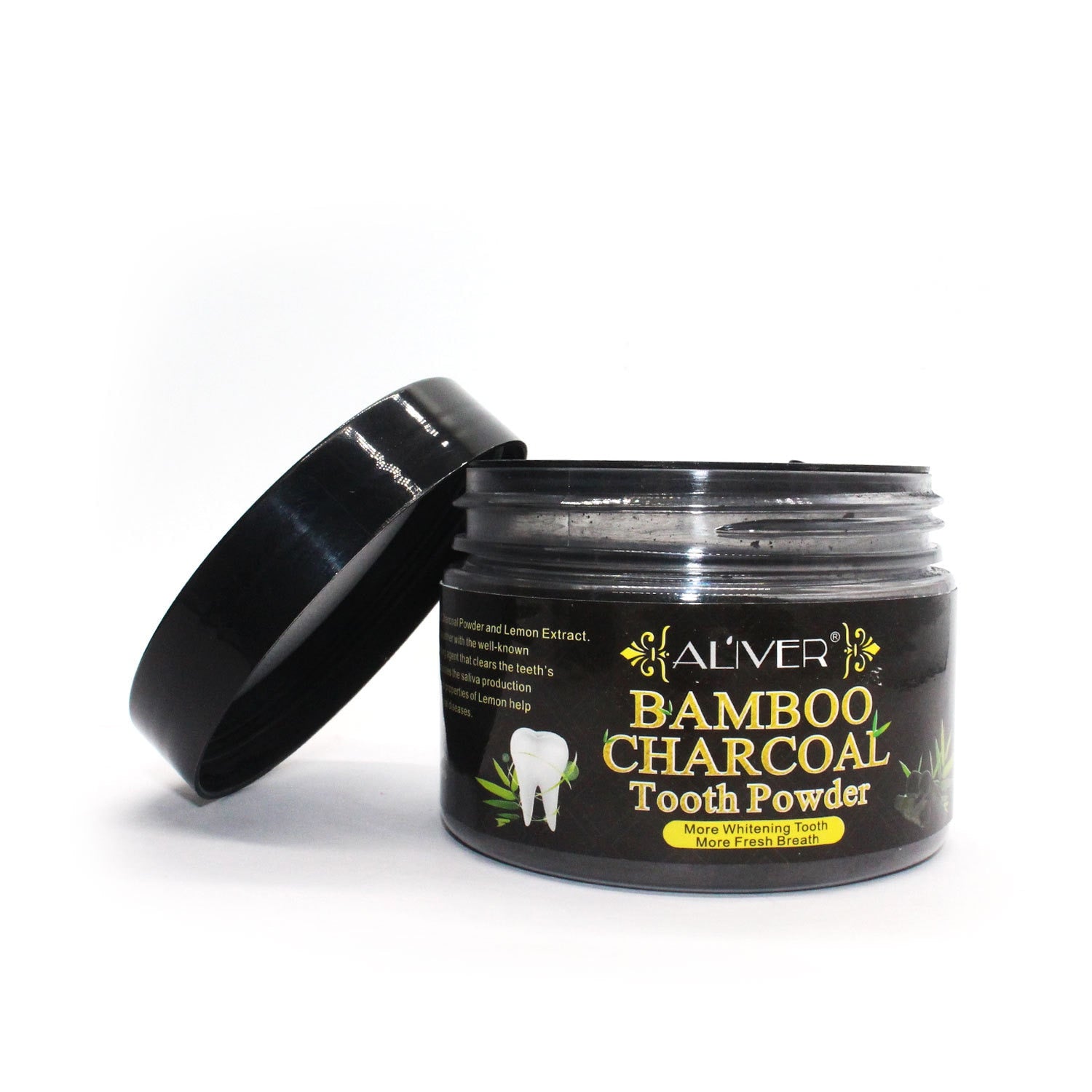 Organic Natural Bamboo Charcoal Coconut Activated Carbon Teeth Whitening Powder