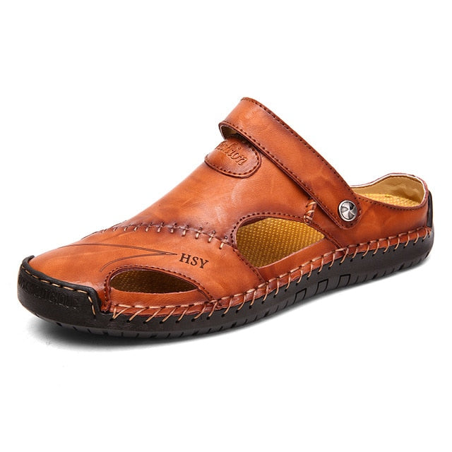 Men's Summer Leather Roman Style Sandals