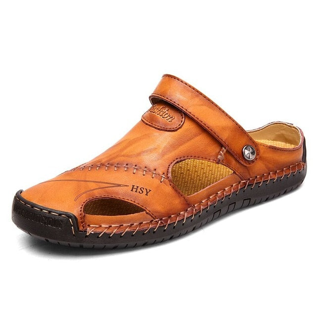 Men's Summer Leather Roman Style Sandals