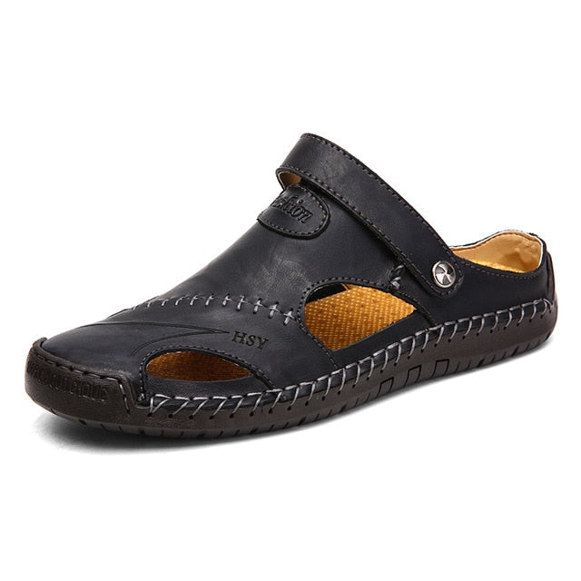 Men's Summer Leather Roman Style Sandals