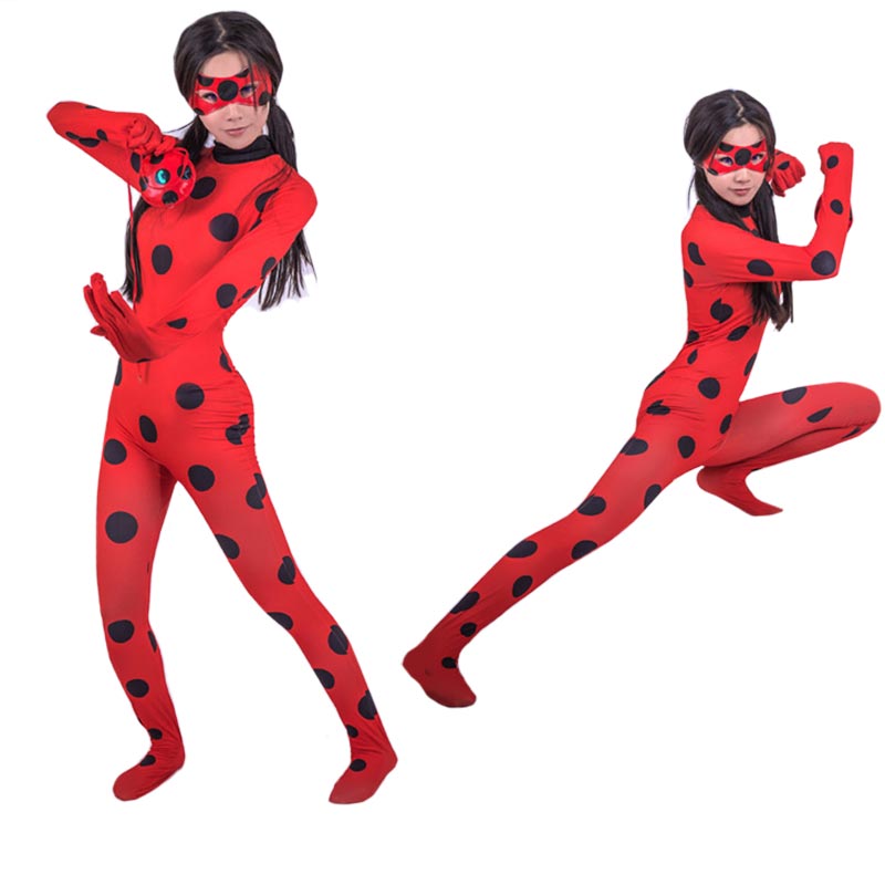 Halloween Spandex Lady Bug Costume Kids & Adults
