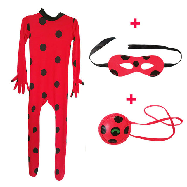 Halloween Spandex Lady Bug Costume Kids & Adults