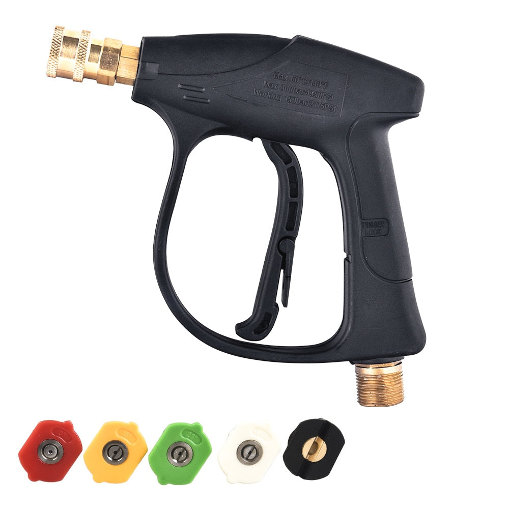 3000 PSI High Pressure Power Washer Hose Gun with 5 Interchangeable Nozzles
