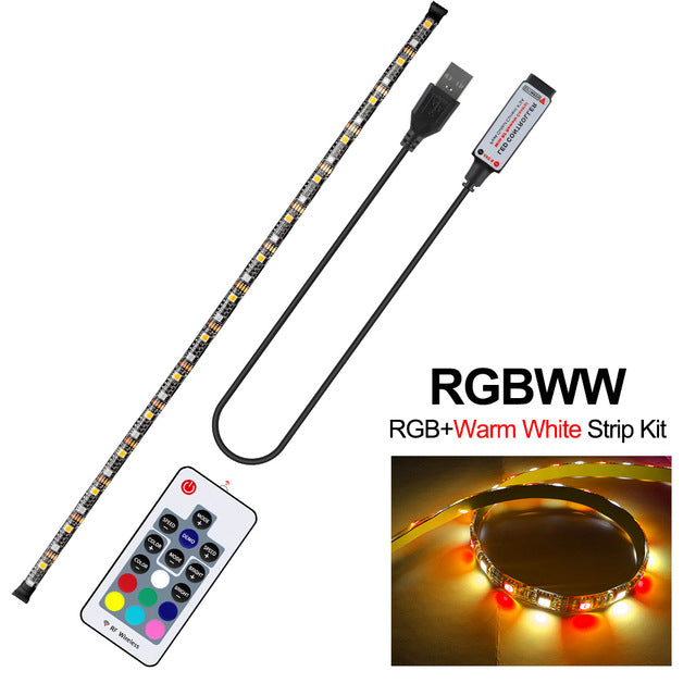 Flexible LED Waterproof Lighting Strip with Self-Adhesive Tape