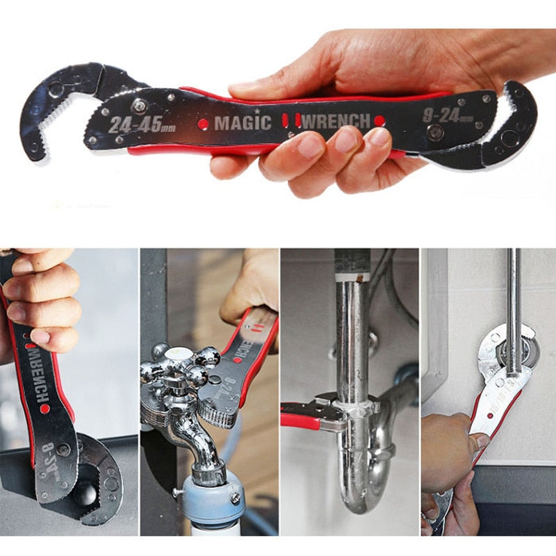 Adjustable Magic Multi-Function Universal Spanner Wrench