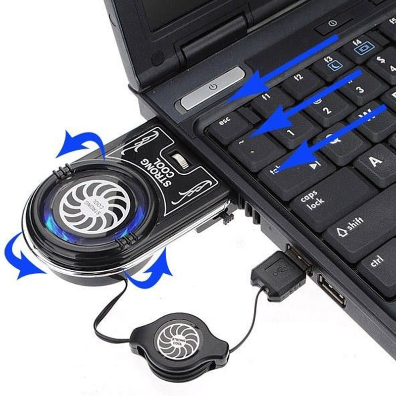 Mini USB Powered Laptop Air Cooler Fan