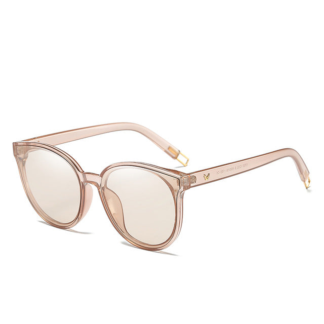 Women's Luxury Flat Top Cat Eye  Sunglasses UV400