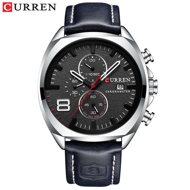 Men's Luxury Military Style Analog Quartz Sport Wristwatch