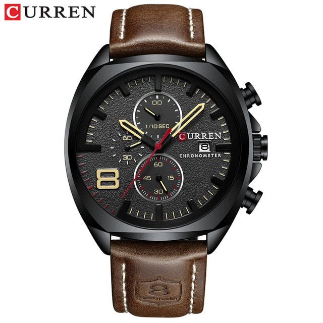 Men's Luxury Military Style Analog Quartz Sport Wristwatch