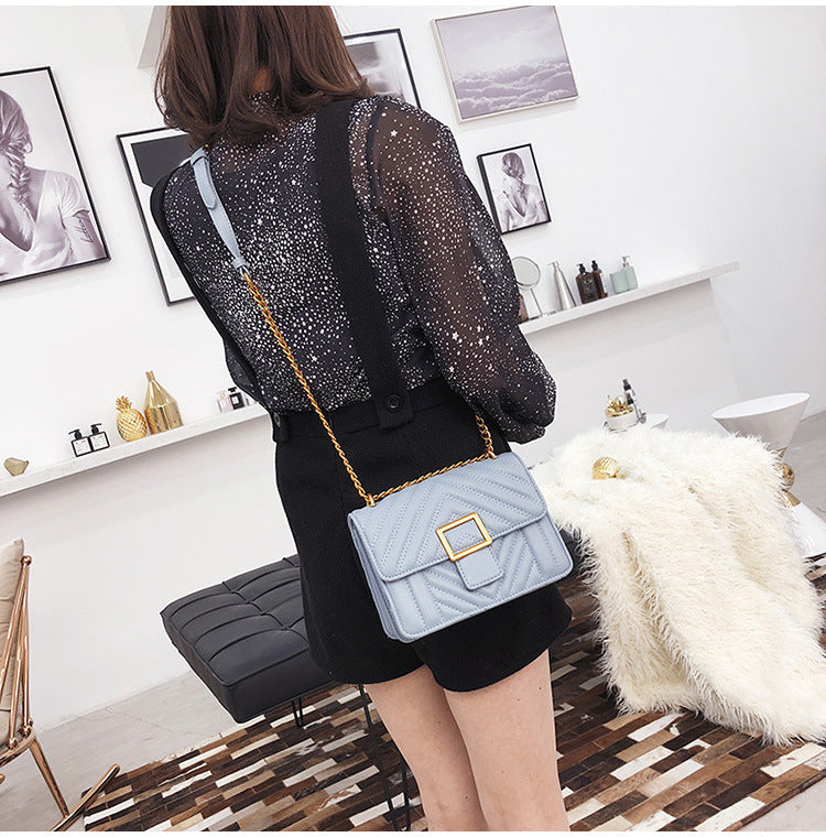 Women's Square High Quality PU Leather Designer Handbag