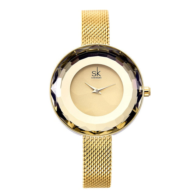 Women's Luxury Slim Prism Quartz Wristwatch