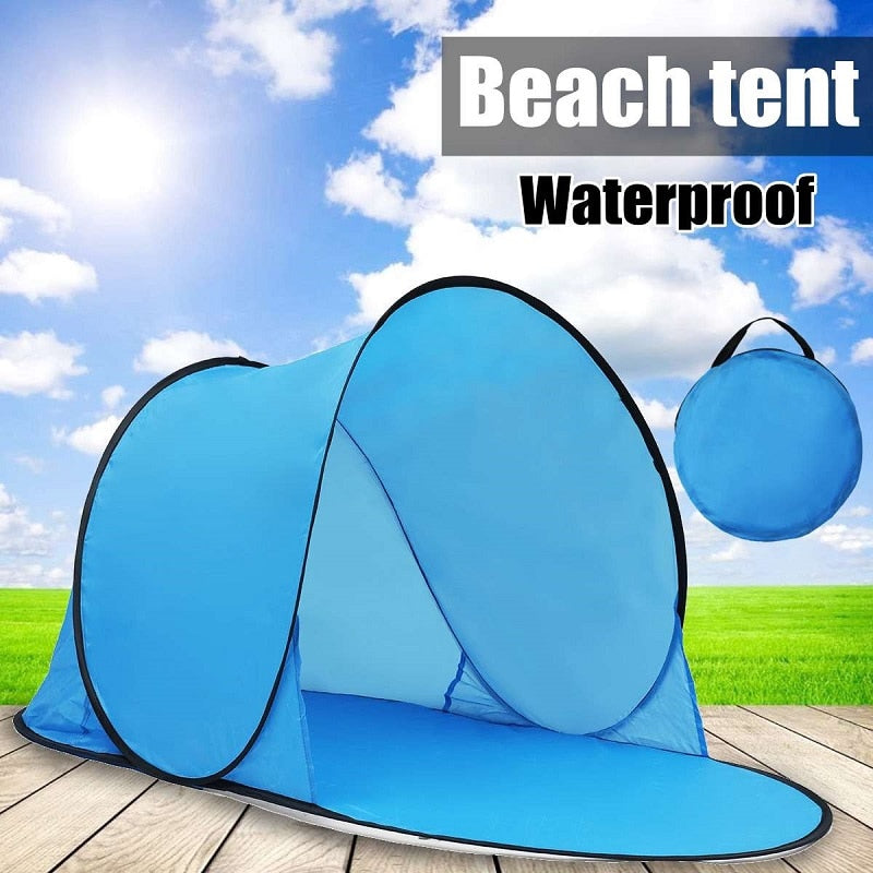 Outdoor Automatic Pop-Up UV Beach Picnic 2-3 Person Tent