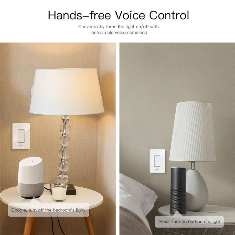 3-Way WiFi Smart Light Switch with APP Control - Works with Alexa & Google Home