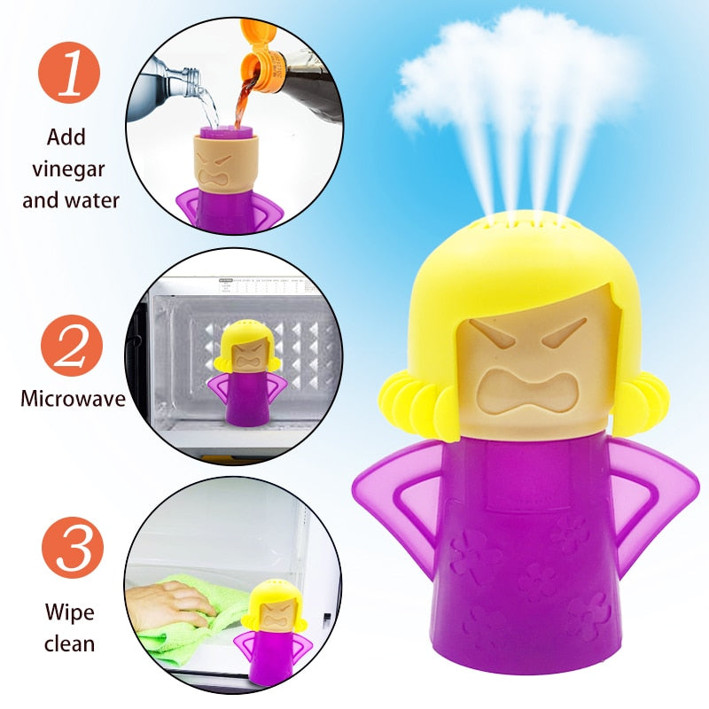 Angry Mama Easy Microwave Steam Cleaner