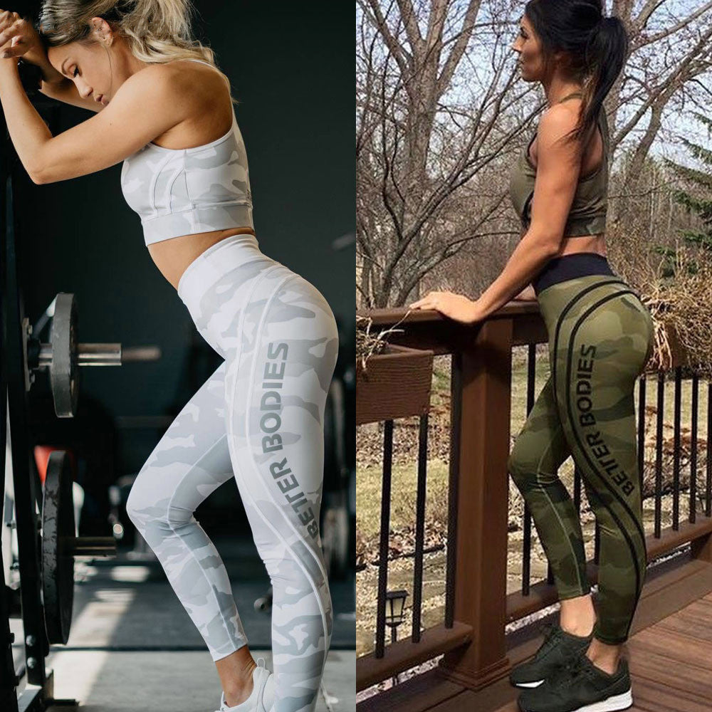 Women's Camouflage Workout Fitness Leggings