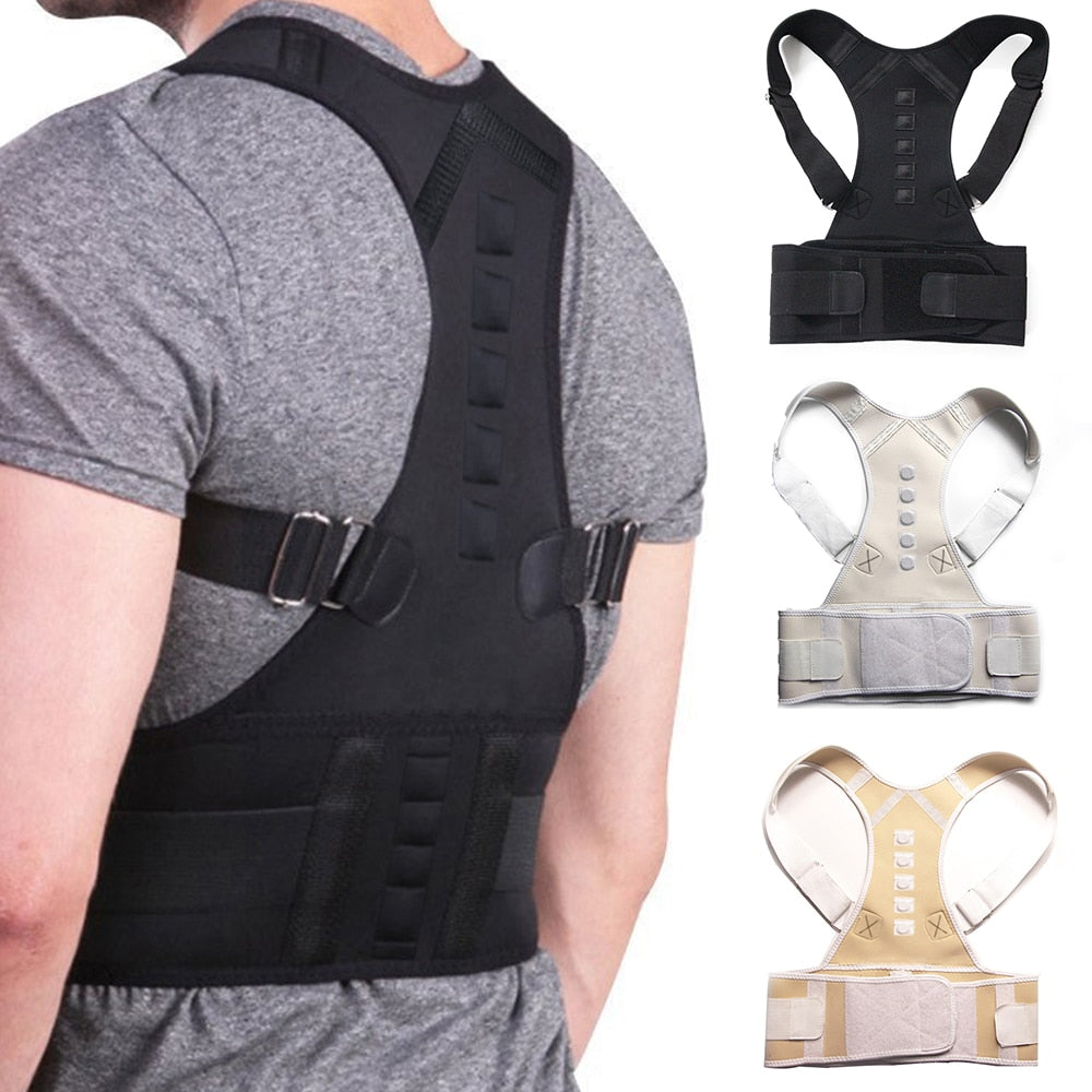 Adjustable Magnetic Posture Correcting Lumbar Support Corset