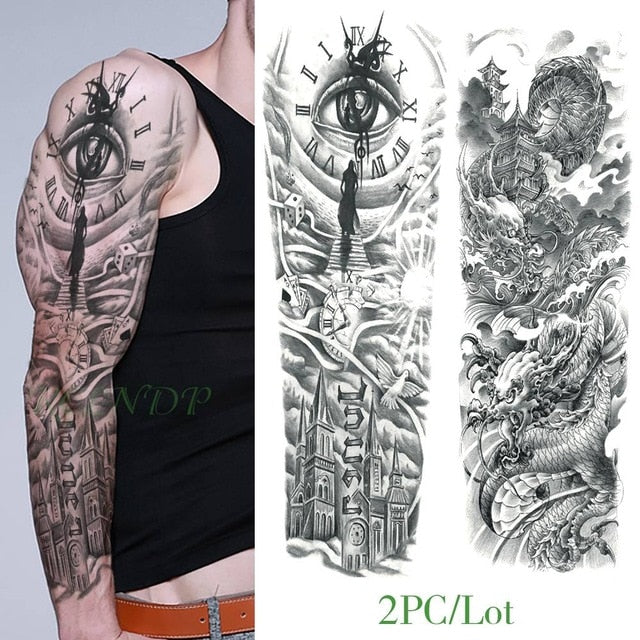 Temporary Full Sleeve Waterproof Tattoo