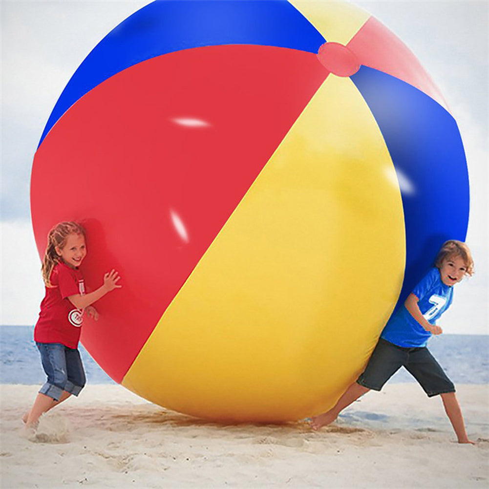 Giant Inflatable Three-Color Party Beach Ball