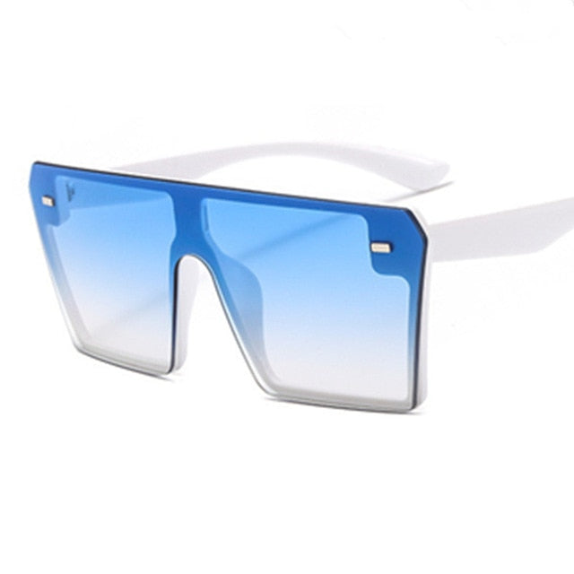 Women's Flat Top Square Oversized Sunglasses