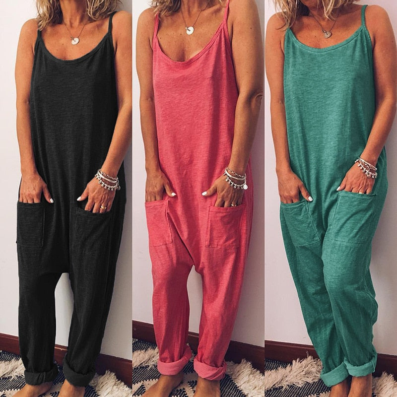 Women's Sleeveless Loose Fit Bed Time Jumper