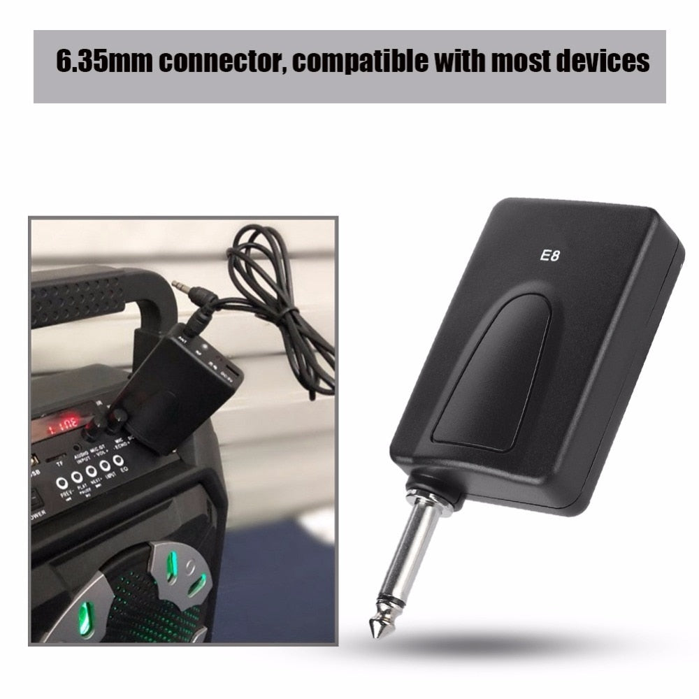 2 Pack: Wireless VHF Microphone Transmitter System