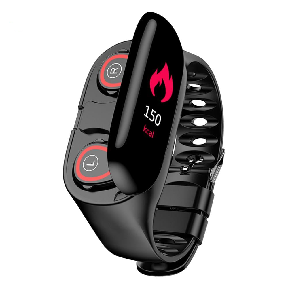 Bluetooth Health Monitoring Smart Watch with Bluetooth Headphones