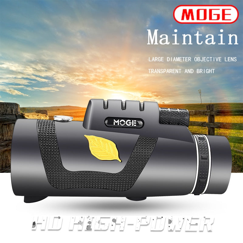 HD Military Monocular 12x50 Powerful Telescope with Night Vision