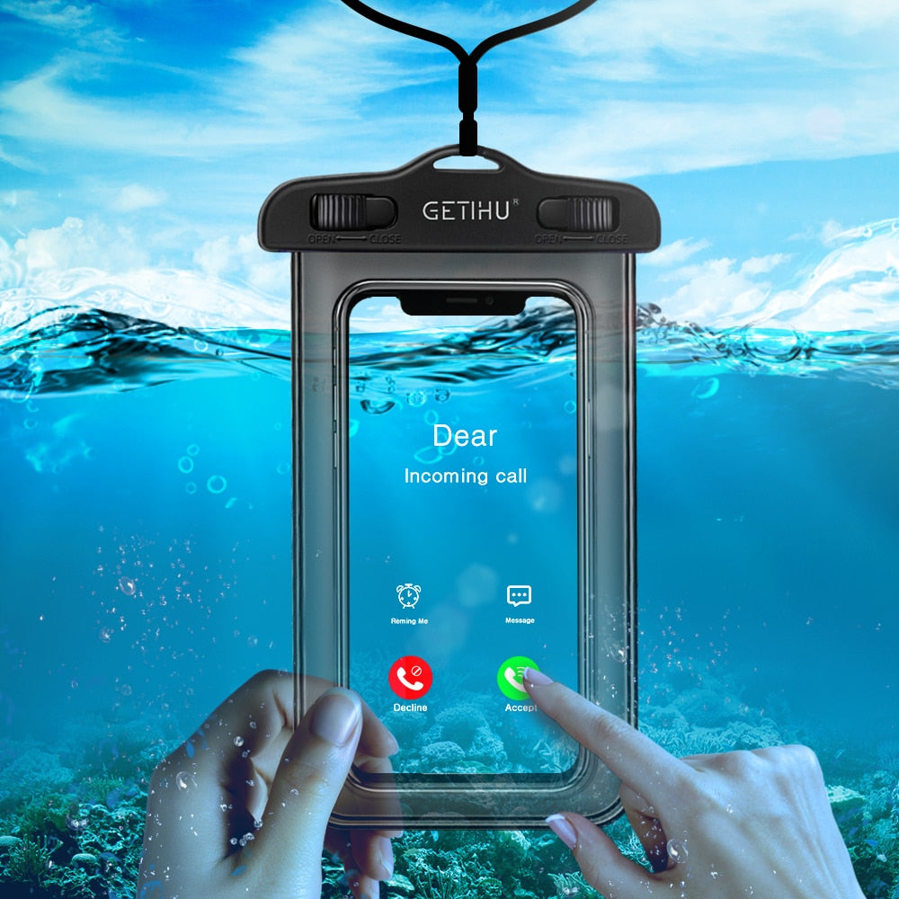 Universal Waterproof Phone Case Carrying Pouch