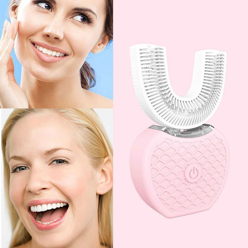 Intelligent 360 Degrees Automatic Sonic USB Charging Teeth Whitener