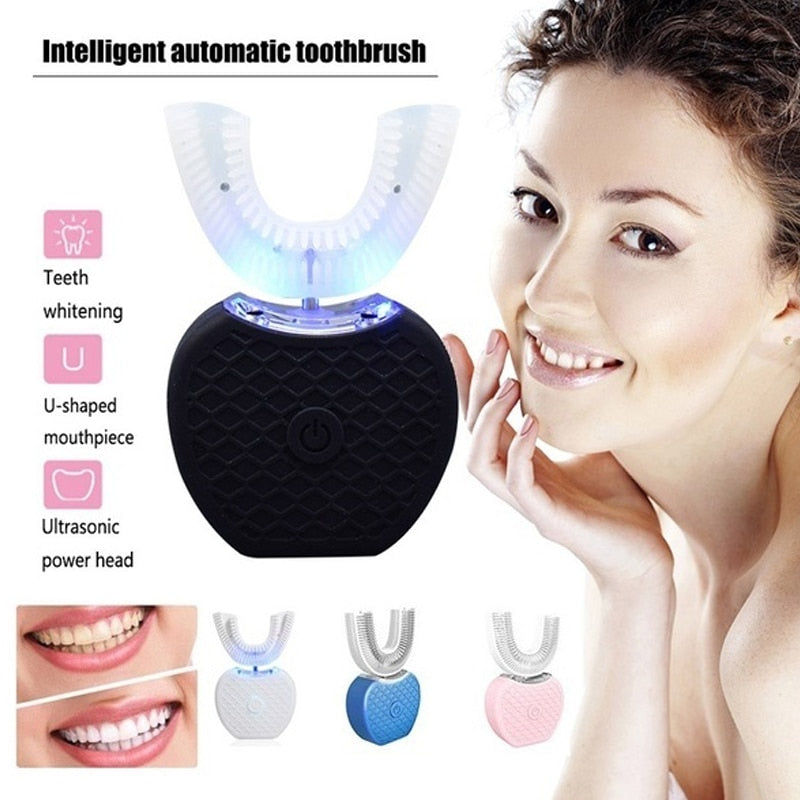 Intelligent 360 Degrees Automatic Sonic USB Charging Teeth Whitener