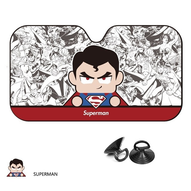 Windshield Sunshade Cover with Cartoon Graphics