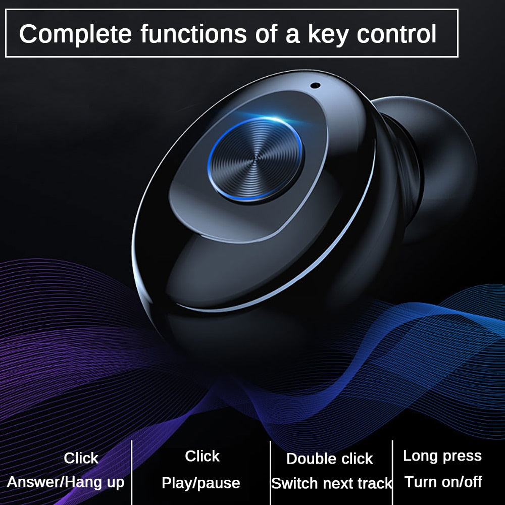 Handsfree HiFi TWS Sport Sound Stereo Bluetooth 5.0 Earphones