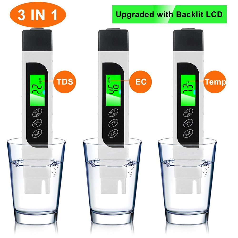 Digital TDS Meter Aquarium Pool Water Quality Testing Pen