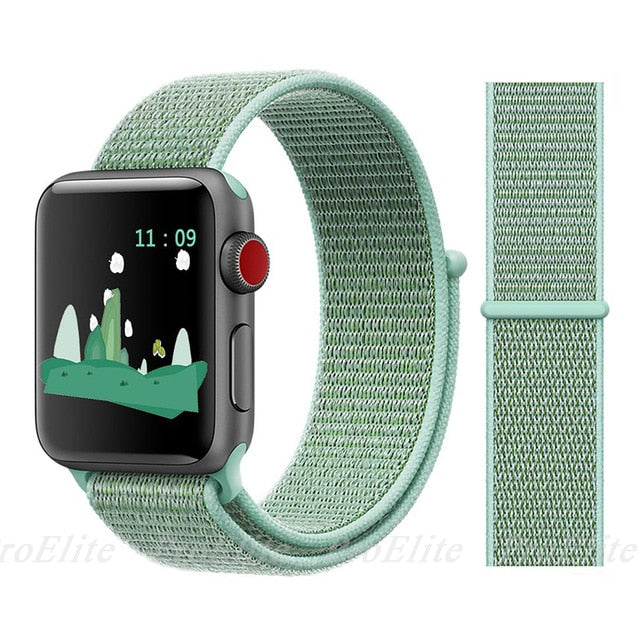 Band For Apple Watch Series 3/2/1 Nylon Soft Breathable Replacement Strap