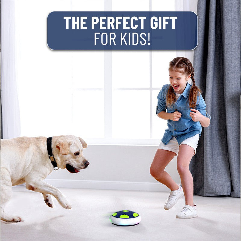 Present Hover Football Indoor Floating Hoverball Soccer | Air Football Pro  | Original Made in India Fun Toy for Boys and Kids
