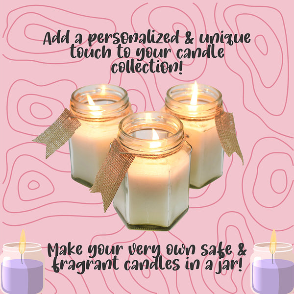 Buy Scented Jar Candle Making with Complete Supplies, Candle Making Kit,  Hobby Kit on snooplay online india – Snooplay