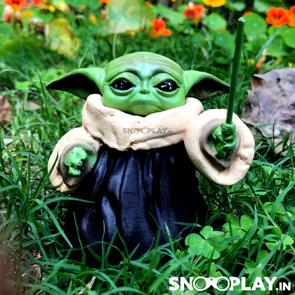 Buy Jedi Master Yoda - Star Wars Action Figure best quality room desk table  decoration online India(10 cm) – Snooplay