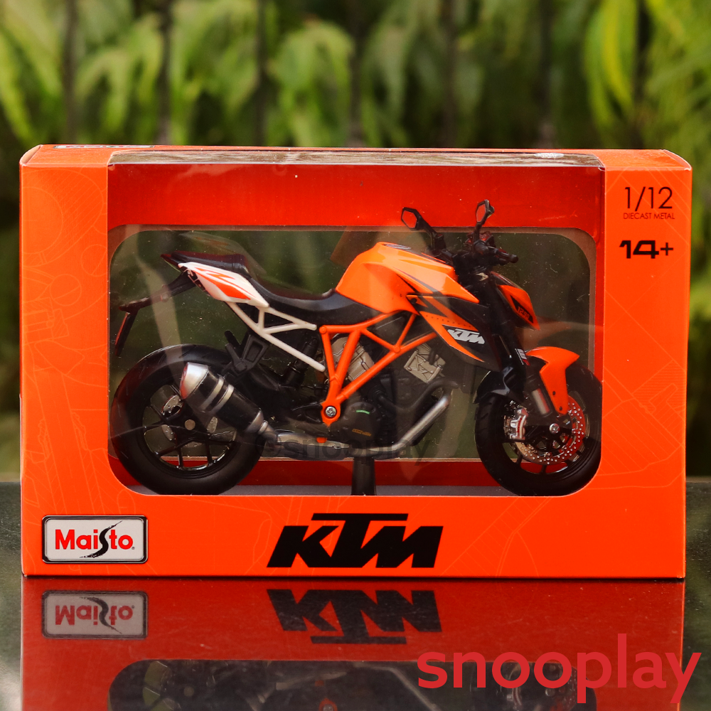 Buy KTM 1290 Super Duke R Die Cast Bike Model Collectible 1:12 ...