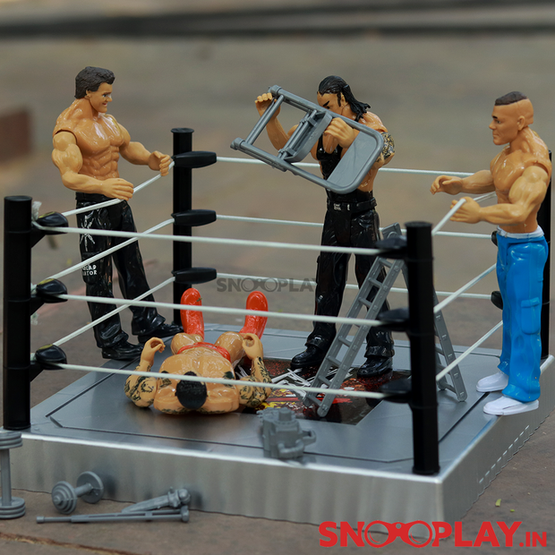 Buy Wwf Action Figures Set With Ring Online In India Snooplay