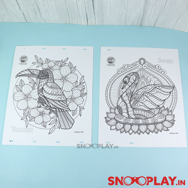 Buy Mandala Art Colouring Kit For Kids (Box of 20 Sheets) Colouring for  Kids on Snooplay Online India