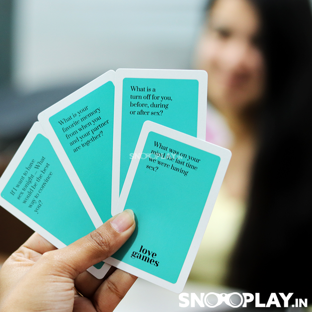 Buy Love Games Cards The Ultimate Couples Card Game Talk Flirt And Dare Online India Snooplay 