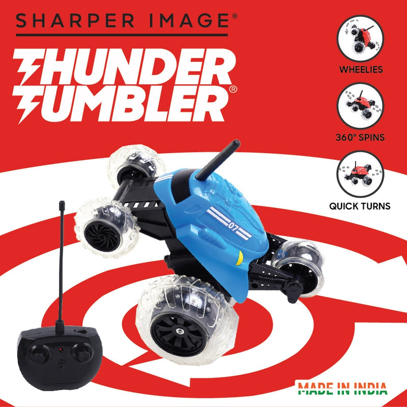 muggen Gæsterne Aftensmad Buy Sharper Image Thunder Tumbler Stunt Wireless Remote Controlled Car,  360° Rotating Car On Snooplay India