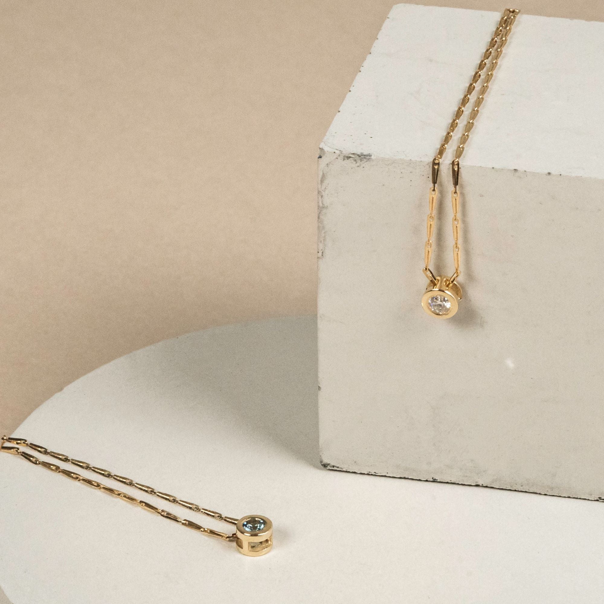 ethical diamond necklace