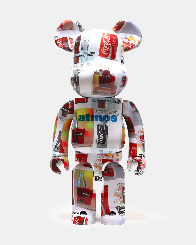 BE@RBRICK atmos Coca Cola CLEAR RED 1000