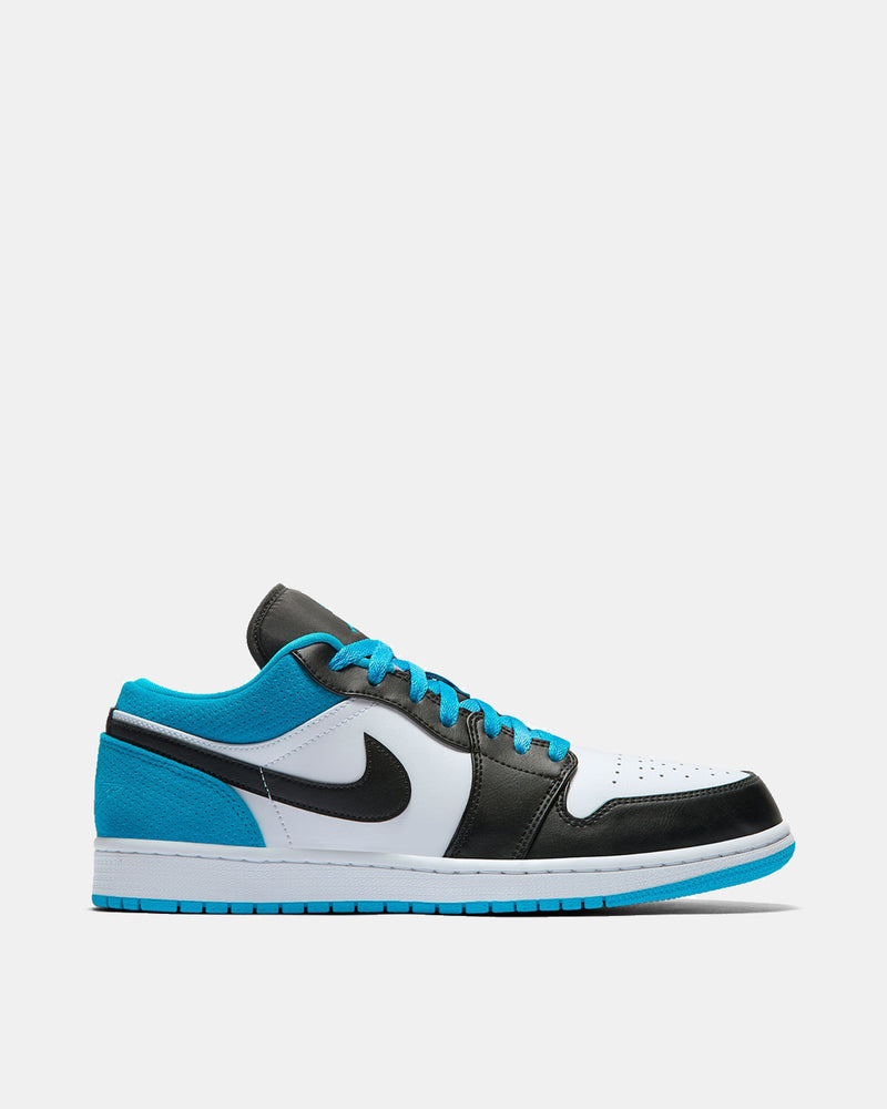 jordan 1 blue and black low