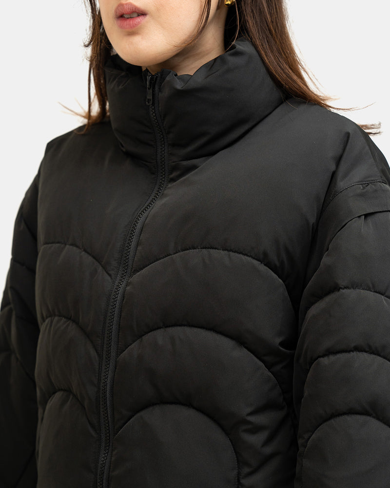 atmos Pink 2-Way Heart Down Jacket (Black) – atmos USA